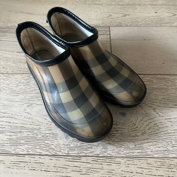 BURBERRY NOVA CHECK ANKLE RAINBOOTS SIZE 36 - Picture 4 of 9